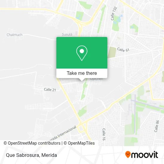 Que Sabrosura map