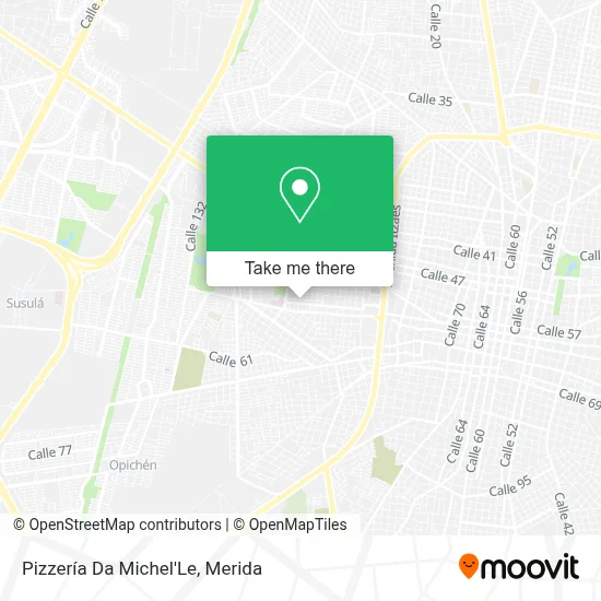 Pizzería Da Michel'Le map