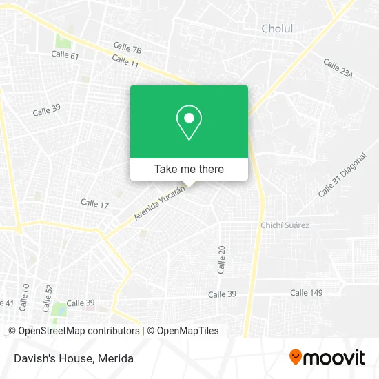Davish's House map