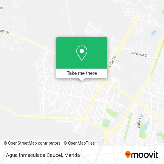 Agua Inmaculada Caucel map