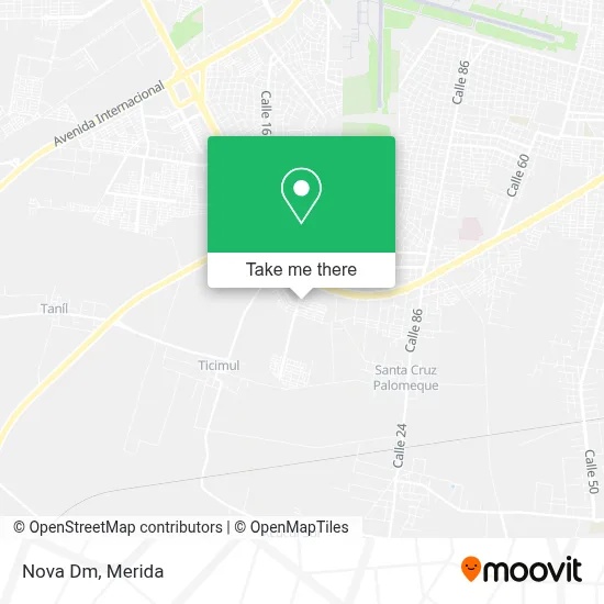 Nova Dm map