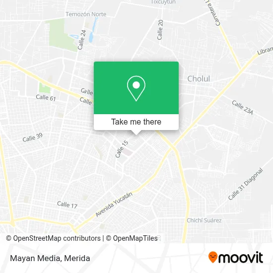 Mayan Media map