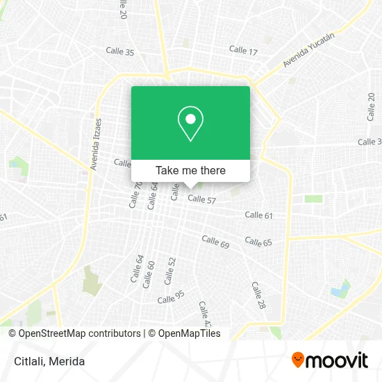Citlali map