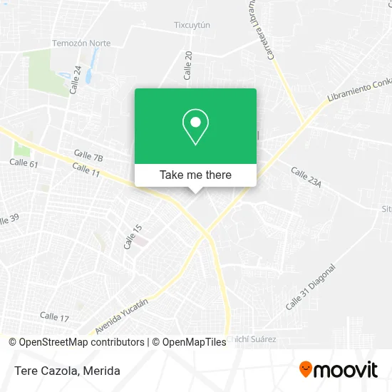 Tere Cazola map