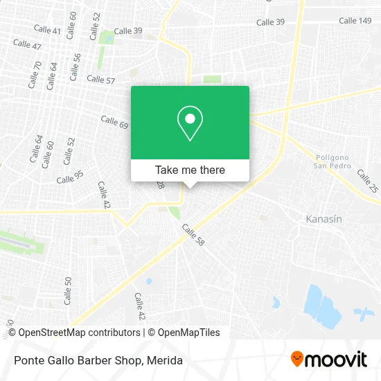 Ponte Gallo Barber Shop map