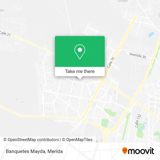Banquetes Mayda map