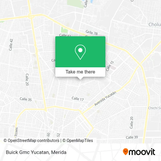 Buick Gmc Yucatan map