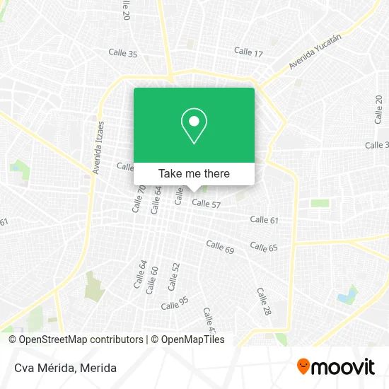 Cva Mérida map