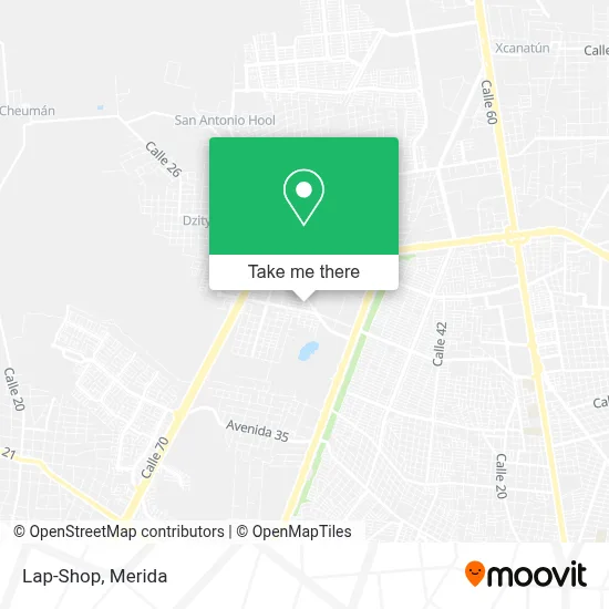Lap-Shop map