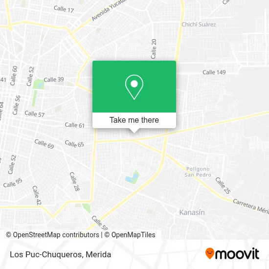 Los Puc-Chuqueros map