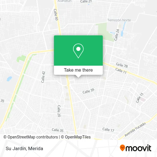Su Jardín map