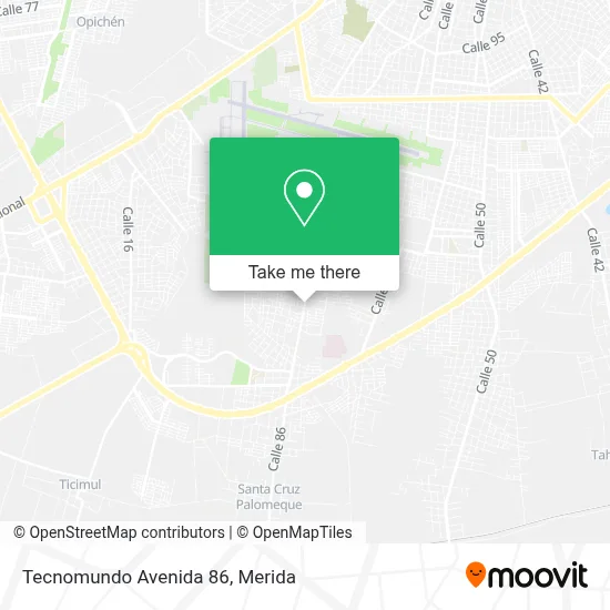 Tecnomundo Avenida 86 map