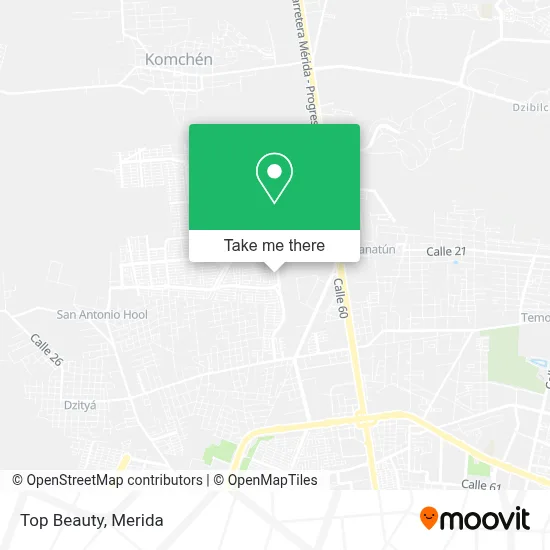 Top Beauty map