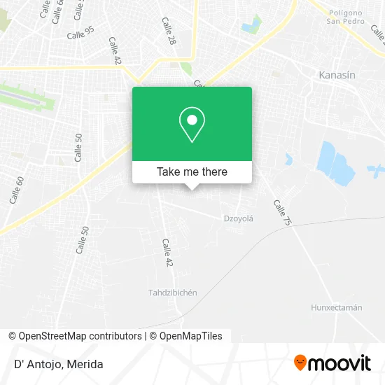 D' Antojo map
