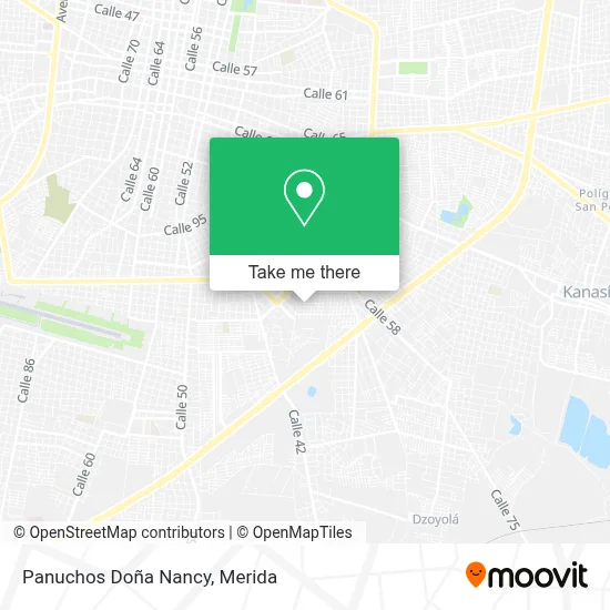 Panuchos Doña Nancy map