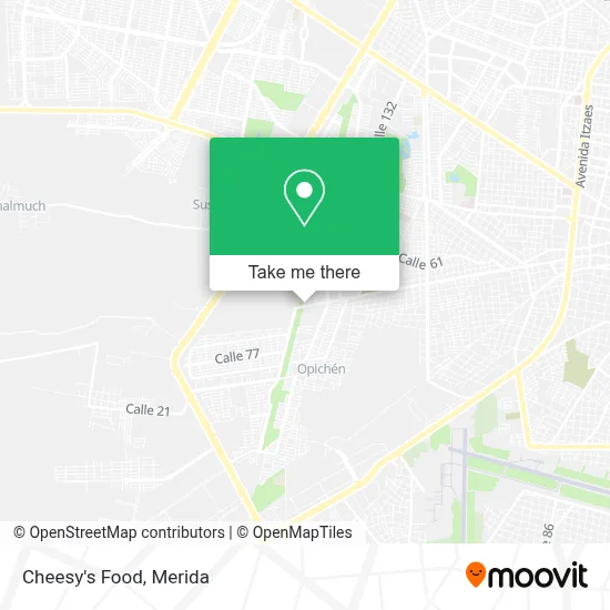 Cheesy's Food map