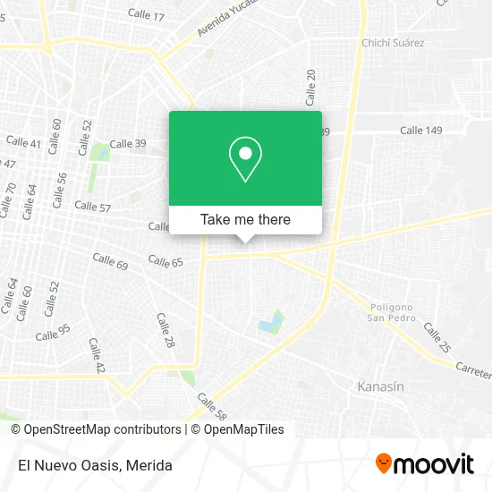El Nuevo Oasis map