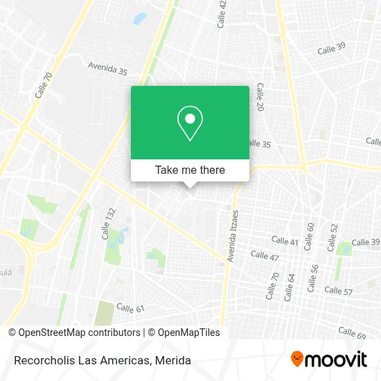 Recorcholis Las Americas map
