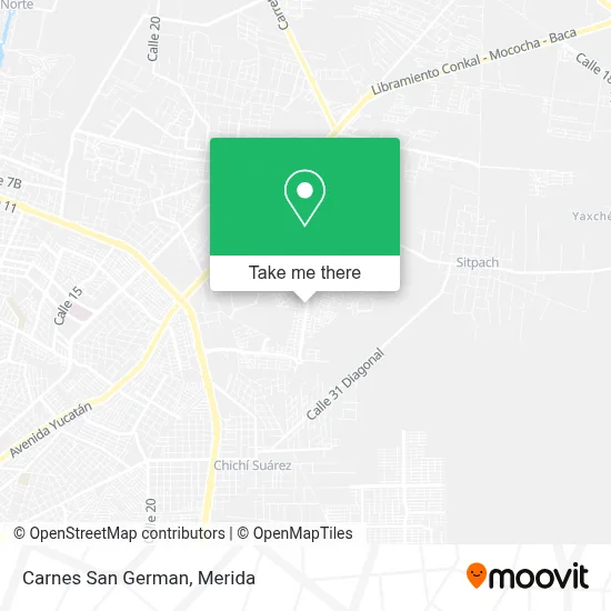 Carnes San German map