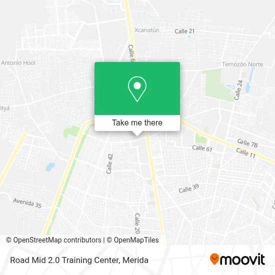 Road Mid 2.0 Training Center map