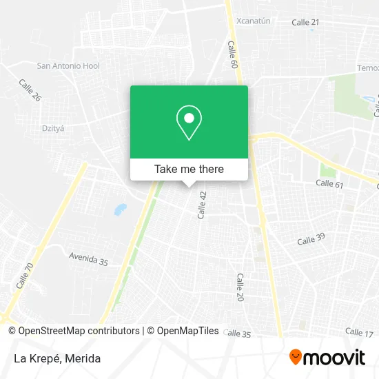 La Krepé map
