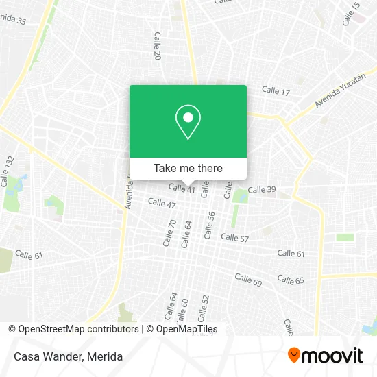 Casa Wander map