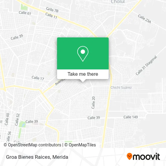 Groa Bienes Raices map