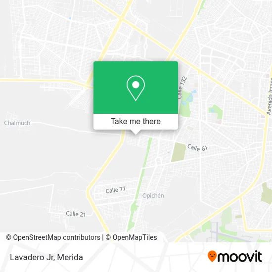 Lavadero Jr map