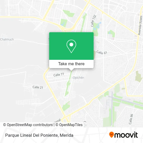 Parque Lineal Del Poniente map