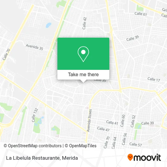 La Libelula Restaurante map
