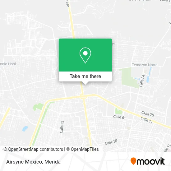 Airsync México map
