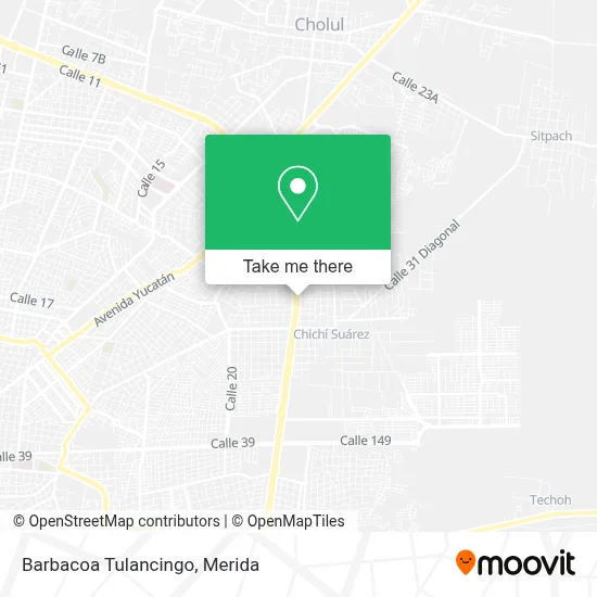 Barbacoa Tulancingo map