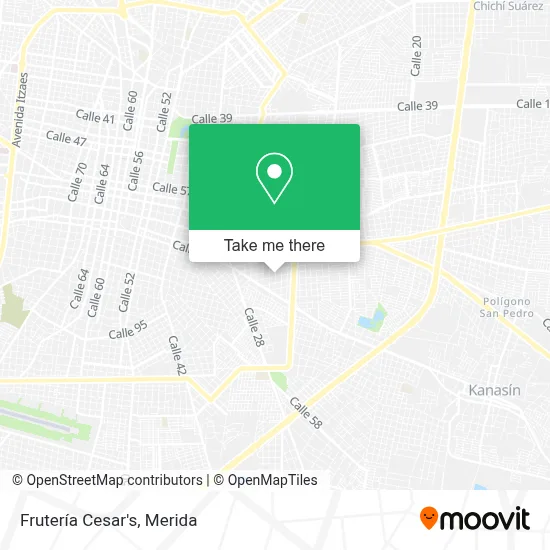 Frutería Cesar's map