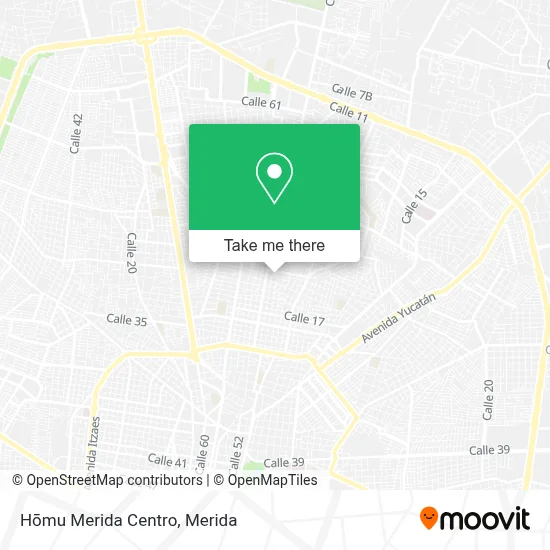 Hōmu Merida Centro map