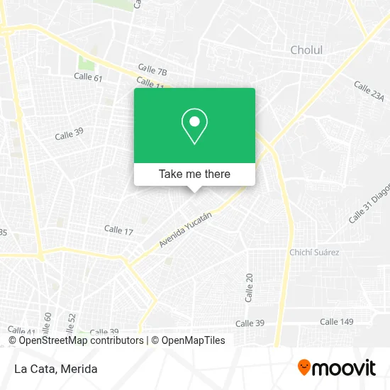 La Cata map