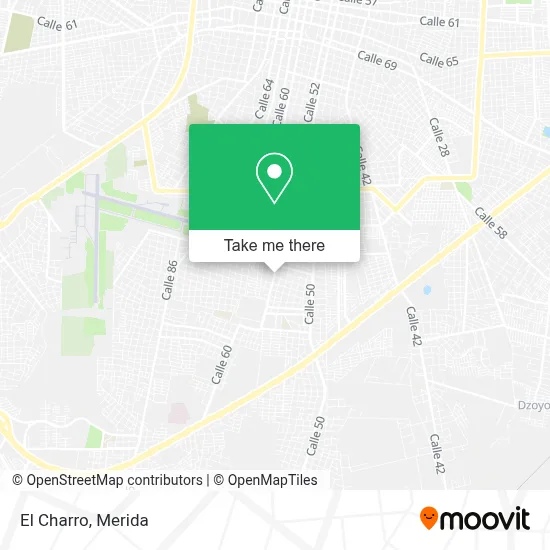 El Charro map