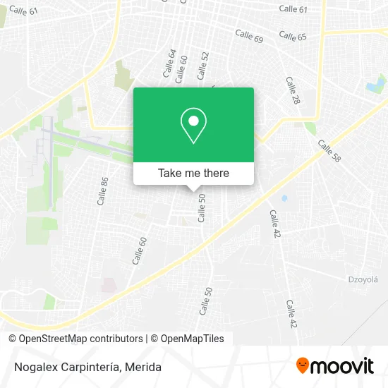 Nogalex Carpintería map