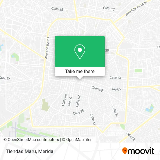Tiendas Maru map