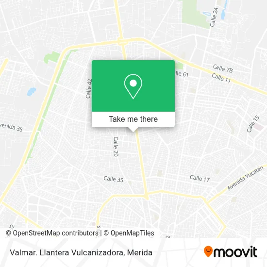 Valmar. Llantera Vulcanizadora map