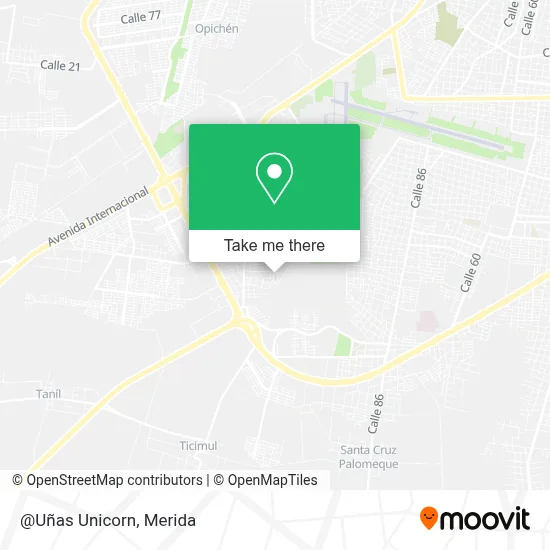 @Uñas Unicorn map
