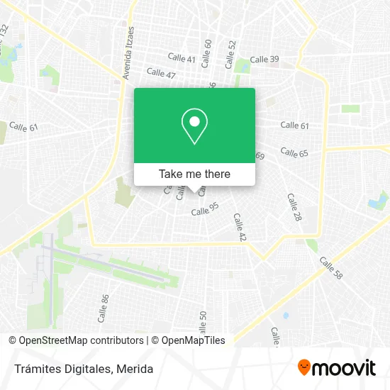 Trámites Digitales map