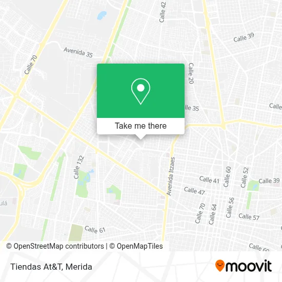 Tiendas At&T map