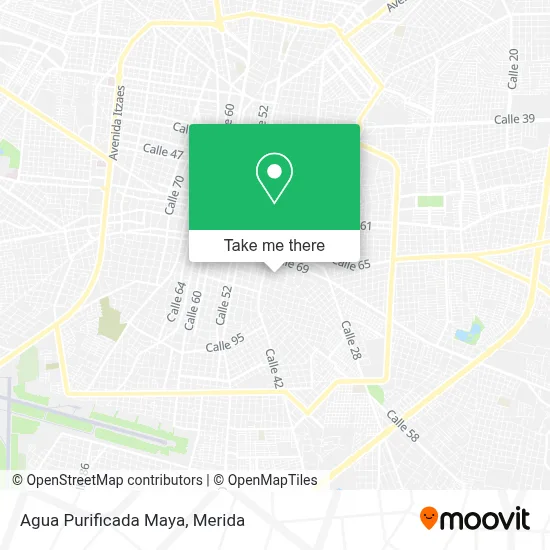 Agua Purificada Maya map