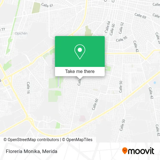 Florería Monika map