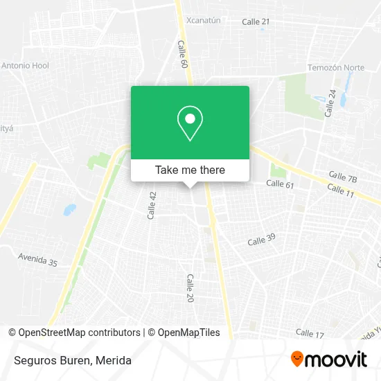 Seguros Buren map