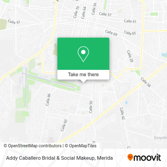 Addy Caballero Bridal & Social Makeup map