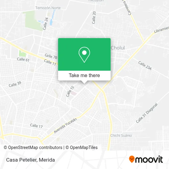 Casa Petelier map