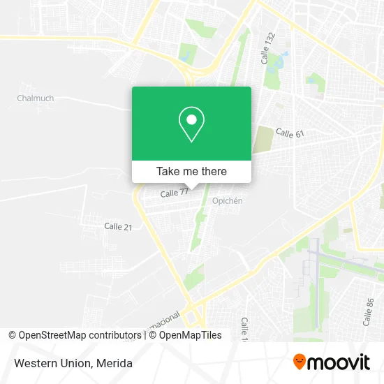 Western Union map