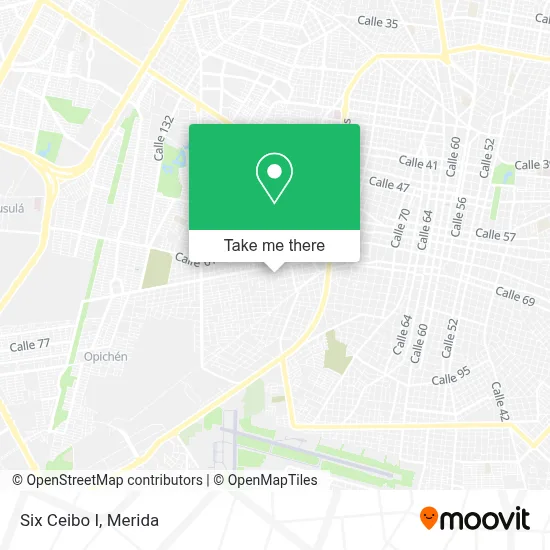 Six Ceibo I map