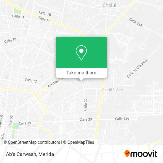 Ab's Carwash map